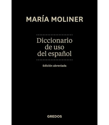 DICCIONARIO DE USO DEL ESPAÑOL EDICION ABREVIADA