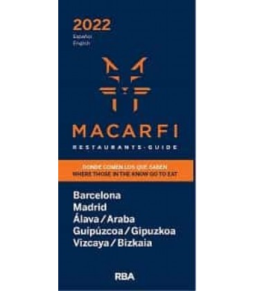 2022 GUIA MACARFI DE RESTAURANTES BARCELONA MADRID ALAVA GIPUZ
