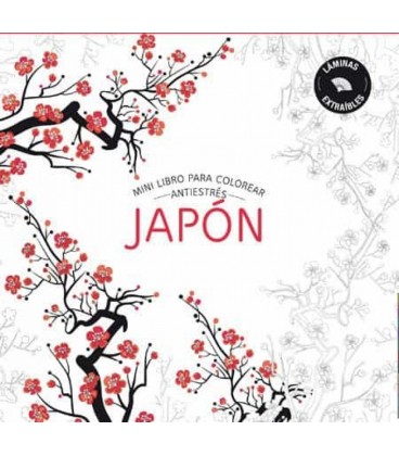 JAPON - MINILIBRO COLOREAR ANTIESTRES