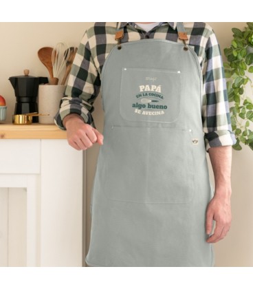 DELANTAL - PAPA EN LA COCINA: ALGO BUENO SE AVECINA