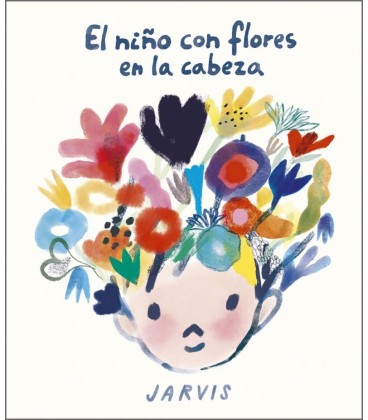 NIÑO CON FLORES EN LA CABEZA