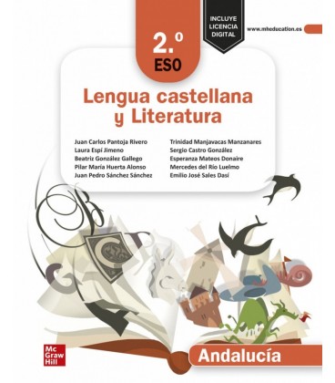 LENGUA CASTELLANA Y LITERATURA 2 ESO ANDALUCIA EDICION LOMLOE