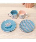 SET DE 2 TAZAS ESPRESSO - ERES UNICA. ERES MIA