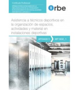 ASISTENCIA A TECNICOS DEPORTIVOS EN LA ORGANIZACION DE ESPACIOS