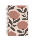 CUADERNO CHARUCA INTERIOR PUNTOS. GRANDE. VINTAGE FLOWERS. A4