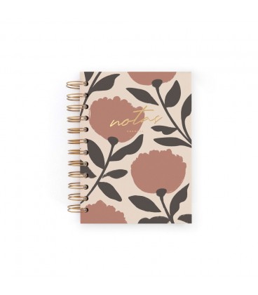 CUADERNO CHARUCA MINI. VINTAGE FLOWERS. A6