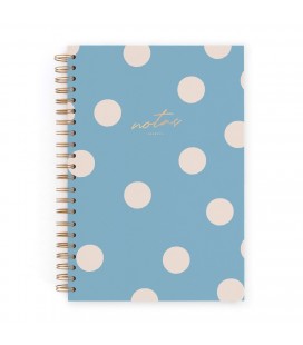 CUADERNO CHARUCA INTERIOR PUNTOS. GRANDE ELEGANT BLUE. A4