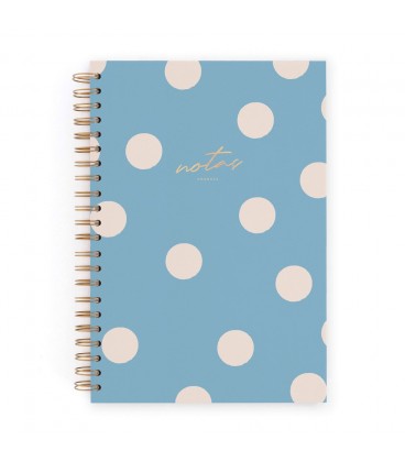 CUADERNO CHARUCA INTERIOR PUNTOS. GRANDE ELEGANT BLUE. A4