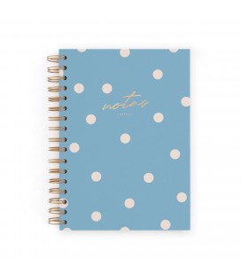 CUADERNO CHARUCA INTERIOR PUNTOS. MEDIANO. ELEGANT BLUE.A5