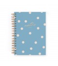 CUADERNO CHARUCA INTERIOR PUNTOS. MEDIANO. ELEGANT BLUE.A5
