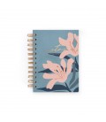 CUADERNO CHARUCA MINI. BLUE BLOOM. A6