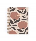 CUADERNO CHARUCA INTERIOR PUNTOS. MEDIANO. VINTAGE FLOWERS. A5