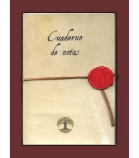 LIBRETA ARTESANAL PERGAMINO LACRE