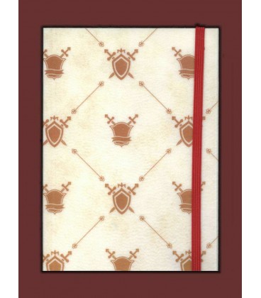 LIBRETA ARTESANAL PERGAMINO ESCUDOS
