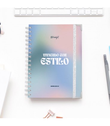 AGENDA OFFICE 2025-26 SEMANAL 18 MESES - VIVIENDO CON ESTILO