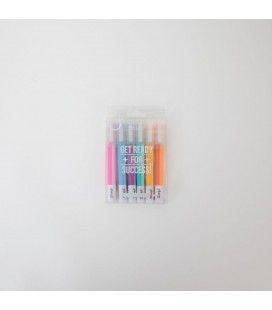 SET DE SUBRAYADORES DE DOBLE TINTA PARA IDEAS DESTACADAS