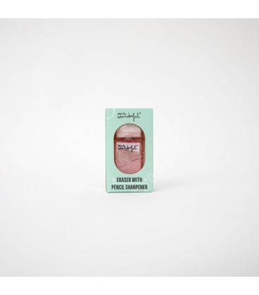 GOMA CON SACAPUNTAS - ROSA