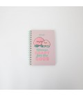 LIBRETA A5 3D MELOCOTON - ALWAYS READY FOR THE GOOD