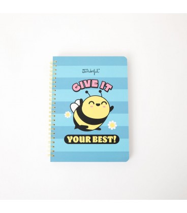 LIBRETA A5 ABEJA - GIVE IT YOUR BEST!