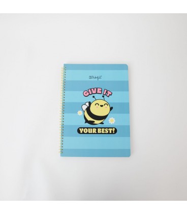 LIBRETA A4 ABEJA - GIVE IT YOUR BEST!