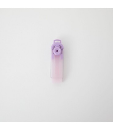 GOMA DE BORRAR CON FUNDA DOSIFICADORA - GLITTER LILA