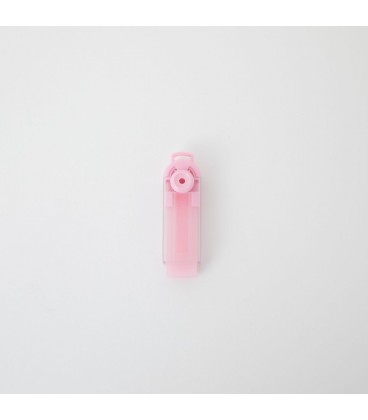 GOMA DE BORRAR CON FUNDA DOSIFICADORA - GLITTER ROSA