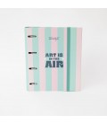 CARPETA CON ANILLAS Y FOLIOS - ART IS IN THE AIR