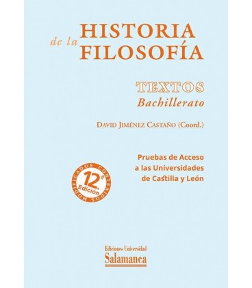 HISTORIA DE LA FILOSOFIA. TEXTOS. BACHILLERATO
