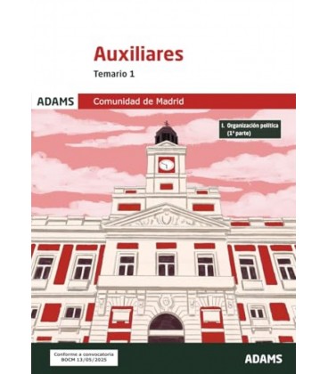 AUXILIARES MADRID TEMARIO 1