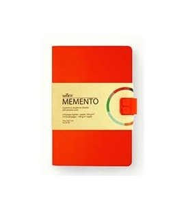 LIBRETA MEMENTO M NARANJA FUEGO