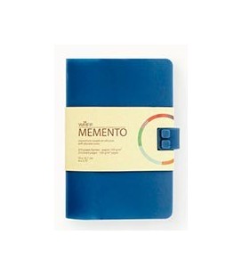 LIBRETA MEMENTO M AZUL MARINO