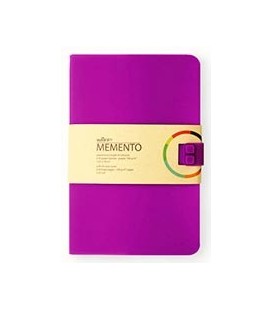 LIBRETA MEMENTO L PURPURA VIBRANTE