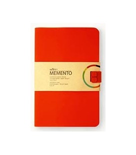 LIBRETA MEMENTO L NARANJA FUEGO