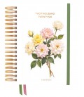 AGENDA ANUAL WIRE-O CRIMSON BLOOM 210x160