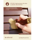 APLICACION DE OTROS ACABADOS DECORATIVOS. MAMR0208 - ACABADO DE CARPIN