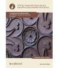 PREPARACION DE PRODUCTOS ESPECIFICOS PARA ACABADOS DECORATIVOS. MAMR02