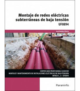 MONTAJE DE REDES ELECTRICAS SUBTERRANEAS DE BAJA TENSION