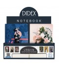 EXPOSITOR NOTEBOOK URBAN 12 PCS SURTIDO