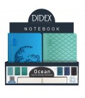 EXPOSITOR NOTEBOOK OCEAN 12 PCS SURTIDO