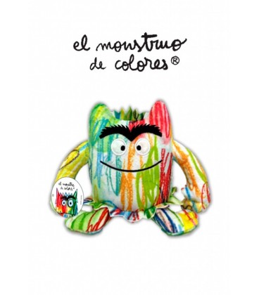MONSTRUO DE COLORES PELUCHE MULTICOLOR (15 CM)