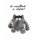 MONSTRUO DE COLORES PELUCHE GRIS(15 CM) MIEDO