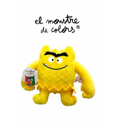 MONSTRE DE COLORS PELUIX GROC (15 CM) ALEGRIA