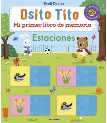 OSITO TITO. MI PRIMER LIBRO DE MEMORIA. ESTACIONES