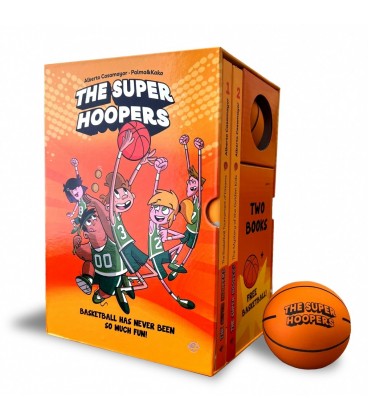 THE SUPER HOOPERS BOOK SET: 2 BOOKS + BASKETBALL BALL