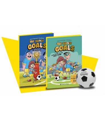 THE SUPER GOALS BOX SET: 2 BOOKS + SOCCER BALL