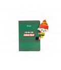 CUADERNO A5 CON PELUCHE ELFO - I M ON THE NICE LIST