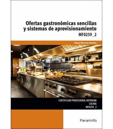 OFERTAS GASTRONOMICAS SENCILLAS Y SISTEMAS DE APROVISIONAMIENTO