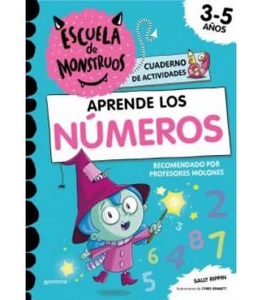 ESCUELA DE MONSTRUOS APRENDER LOS NUMEROS 3-5 AÑOS