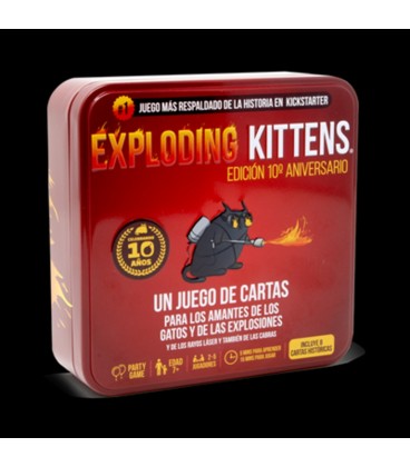 EXPLODING KITTENS EDICION 10º ANIVERSARIO
