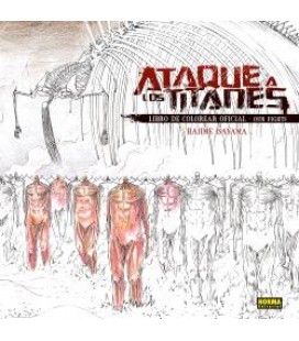 ATAQUE A LOS TITANES. LIBRO DE COLOREAR OFICIAL 01